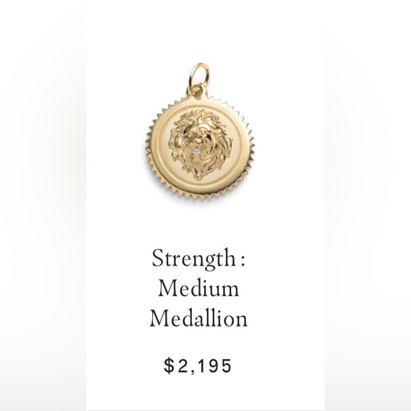 FOUNDRAE “Strength” Medium Medallion 18k Yellow Gold - Picture 3 of 6